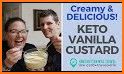 Keto and dairy free vanilla custard related image