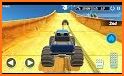 Monster Truck Mountain Car Stunt Games related image