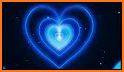 Neon Heartbeat Keyboard Background related image