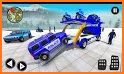 Grand Police Prado Car Transport Truck Games related image