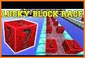 Lucky Blocks Race Minigame Map for MCPE related image