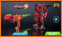 Dinosaur Robot Games : Raptor Jet Robot Transform related image