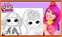 lol dolls Coloring related image