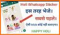 Holi Stickers For Whatsapp - (WAStickers) related image