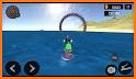 Beach Water Surfing Games: Bike Race related image