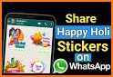 Happy Holi Stickers related image