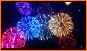 Animated Fireworks Background related image