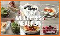 1600 and 1200 calorie a day diet meal plan tracker related image