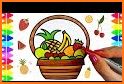 Food Coloring Pages: Fruits and Vegetables Images related image