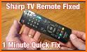 Sharp Smart TV Remote related image