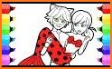 Coloring Lady Superhero Bug related image