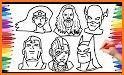 Masks Superhero Coloring book 2018 related image