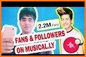 Get fans for Musically - like & Followers related image