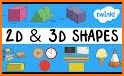 2D and 3D shapes with Q&A related image