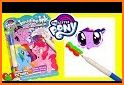 Coloring Book of My Little Pony related image