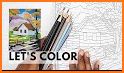 Coloring Book- by number related image