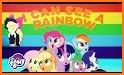 Pony on the rainbow related image