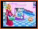 Laundry washing girls games related image