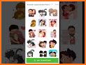 Couple Romantic Kiss Stickers- WAStickerApp related image