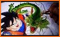 How to draw and color by number Dragon ball manga related image