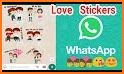 Romantic love stickers related image