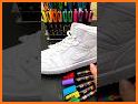 Sneakers Jordan Coloring Pages related image