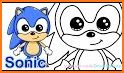 How to draw Sonic the Hedgehog related image