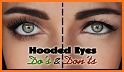 eye makeup tutorials for hooded eyes related image