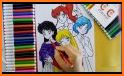 How to Color Sailor Moon Coloring Book related image