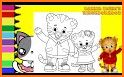 Dani Tiger Coloring Book related image