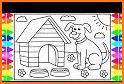 Coloring Dogs Cartoon Page related image