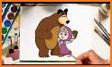 The bear Coloring Book related image