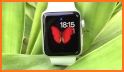 Blue Butterfly Watch Face related image