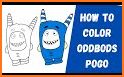 Oddbods Coloring Game Page related image