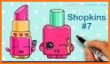 Coloring Shopkins Kawaii related image