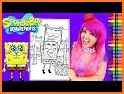 SpongeBob Coloring book pages related image