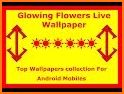 Glowing flowers live wallpaper related image