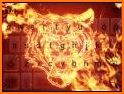 Flaming Tiger Keyboard Theme related image