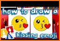 How to draw emoji related image