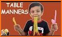 Table Manners - eating habit kids related image