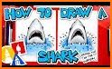 Shark Draw Step by Step related image