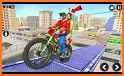 Rooftop Bike Driving Simulator : Bike Taxi Games related image