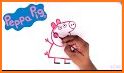 How to color Peppa the nice Pig related image