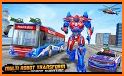 Fly Bus Robot Helicopter Car Transform Robot Games related image