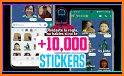 juego del calamar stickers related image