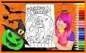 Halloween Coloring Book Pages For Kids related image