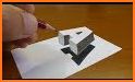 How to draw 3d drawings step by step related image