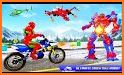 Snow Mountain Moto Bike Transform Robot Bike Games related image