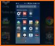 Black golden APUS Launcher theme related image