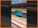 2 Cars : Clash of two racing cars with one brain related image